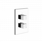 Gessi Rettangolo 09269+20182 Mitigeur thermostatique de douche mural | Edilceram Design