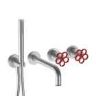 Fantini Kit de bord de baignoire avec bec AW/PIPE T465 | Edilceram Design