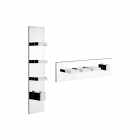 Partie extérieure du mitigeur thermostatique Gessi Rettangolo 43026 | Edilceram Design