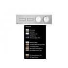 Gessi Hi-Fi Linear 63012 Mitigeur de douche thermostatique mural | Edilceram Design
