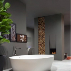 Cheminée simple face Antonio Lupi Canto del Fuoco CANTOMC63 | Edilceram Design