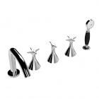 Ensemble de douche autoportante Stella 130 3256TR308 | Edilceram Design