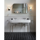 Console murale double lavabo Devon&Devon Crystal Memphis DDCRYMEMPH | Edilceram Design