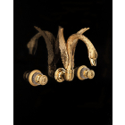 Mélangeur mural 3 trous Devon&Devon Excelsior Swan EXC-SW133MCR | Edilceram Design