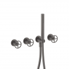 Ensemble bord de baignoire + pièce à encastrer Fantini Fontane Bianche P017B+P017A | Edilceram Design