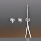 Cea Design Gastone GAS 08 Mélangeur douche/baignoire mural avec douchette à main | Edilceram Design