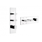 Gessi Rettangolo Wellness 43032 Mitigeur de douche thermostatique mural | Edilceram Design
