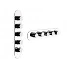 Gessi Tondo Wellness 43068 Mitigeur de douche thermostatique mural | Edilceram Design