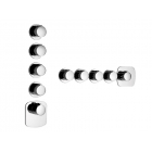 Gessi Tondo Wellness 43238 Mitigeur de douche thermostatique mural | Edilceram Design