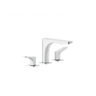 Gessi Rilievo 59012 Mélangeur lavabo trois trous à poser | Edilceram Design