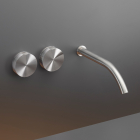 Cea Design Giotto GIO 42 Mitigeur mural à deux poignées avec bec verseur | Edilceram Design