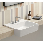 Lavabo semi-encastré en céramique GSI Kube 9434111 | Edilceram Design