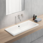Lavabo encastré en céramique GSI Kube 895411 | Edilceram Design