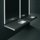 Lavabo encastré en céramique GSI Pura 724311-724711 | Edilceram Design