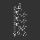 Pièce à encastrer Cea PTR48 | Edilceram Design