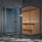 Hammam + Douche + Sauna Hafro Ethos L SEL40011 | Edilceram Design