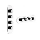 Gessi Tondo Wellness 43066 Mitigeur de douche thermostatique mural | Edilceram Design