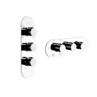 Gessi Tondo Wellness 43072 Mitigeur de douche thermostatique mural | Edilceram Design