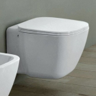 WC suspendu sans rebord avec fixation Rak One | Edilceram Design