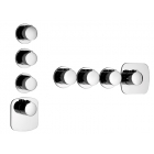 Gessi Tondo Wellness 43236 Mitigeur de douche thermostatique mural | Edilceram Design