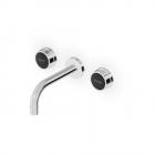 Zucchetti Savoir ZSV671 Mélangeur lavabo mural 3 trous avec aérateur | Edilceram Design