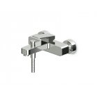 Zucchetti Jingle ZIN102 mitigeur monocommande de baignoire avec inverseur et douchette, modèle apparent | Edilceram Design