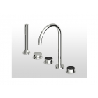 Zucchetti Savoir ZSA483 mitigeur de baignoire à tête avec douche à main | Edilceram Design