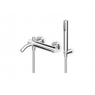 Zucchetti Simply Beautiful ZSB139 mitigeur bain/douche monocommande apparent avec douchette à main | Edilceram Design