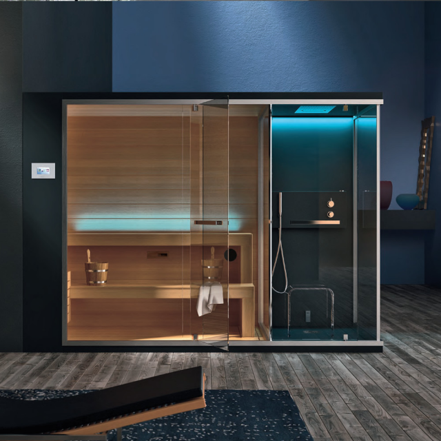 Hammam + Douche + Sauna Hafro Ethos C SEC40034 | Edilceram Design