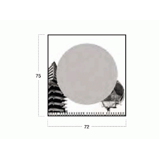 Antonio Lupi Collage COLLAGE320 Miroir mural rond à 3 couches | Edilceram Design