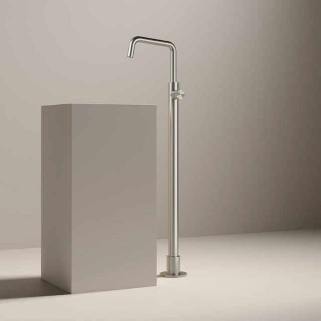 Mitigeur monocommande de lavabo sur pied + pièce encastrée Hotbath Archie AR078W+B077.010 | Edilceram Design