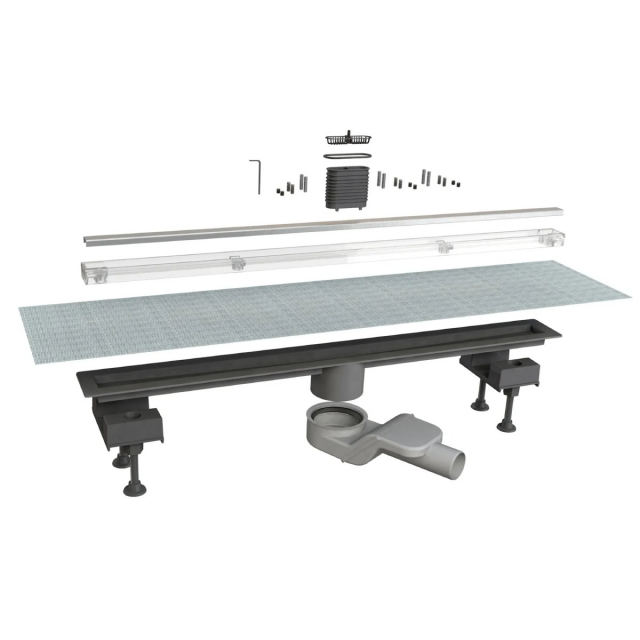 Caniveau de douche 80 cm Bonomini 6825HX80S | Edilceram Design