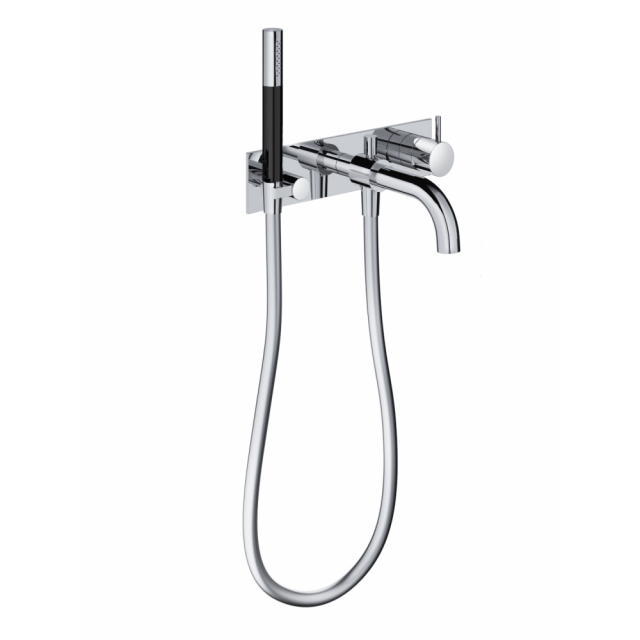 Ensemble bain mural en laiton + partie encastrée Hotbath Cobber CB026+HBCB026 | Edilceram Design