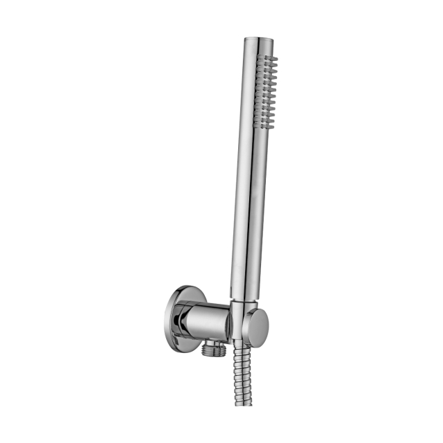 Ensemble de douche duplex avec arrivée d'eau ronde Paffoni ZDUP094CR | Edilceram Design