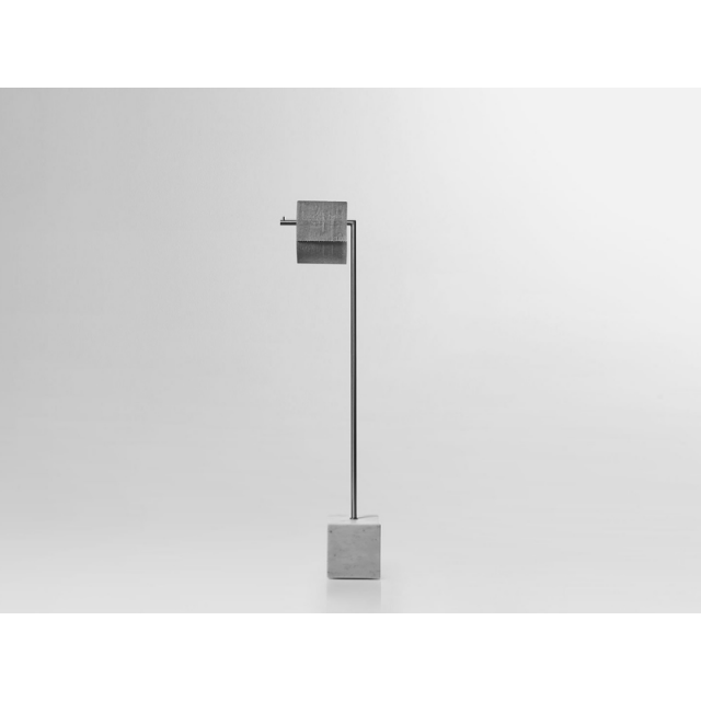 Antonio Lupi BIVIO1 porte-rouleau de papier toilette avec base | Edilceram Design