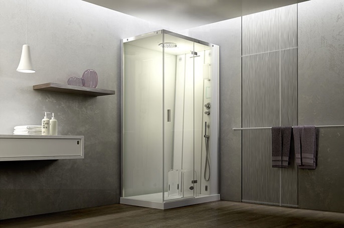 Doccia con bagno turco Jacuzzi Cloud